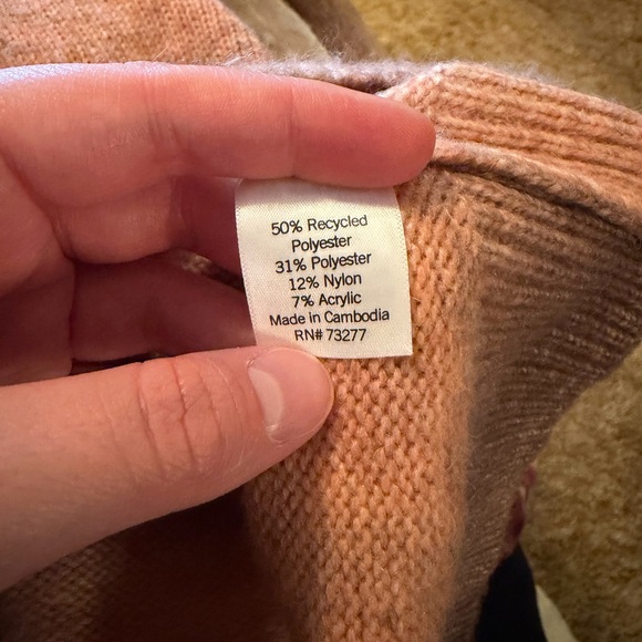 LC Lauren Conrad Long Sleeve Sweater with Button Accents (medium) - Picture 6 of 7